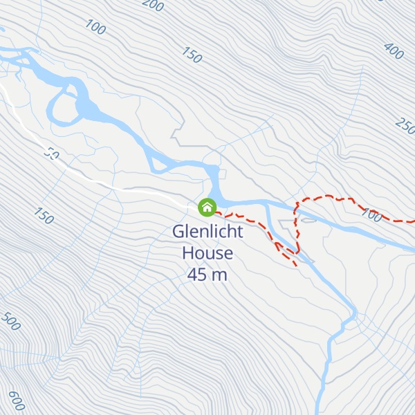 Map of Glenlicht House