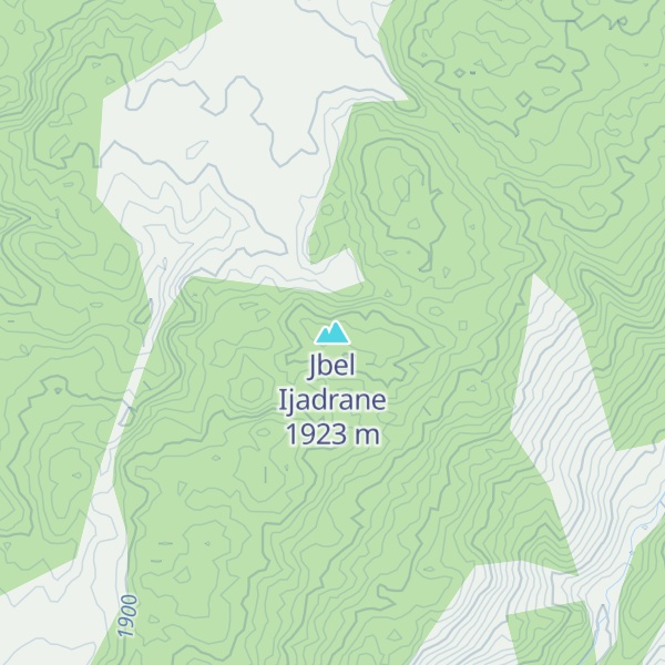Map of Jbel Ijadrane