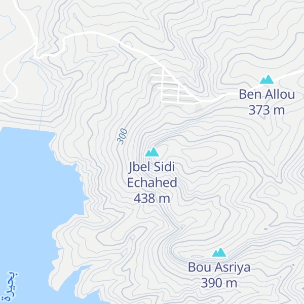 Map of Jbel Sidi Echahed
