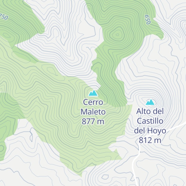 Map of Cerro Maleto