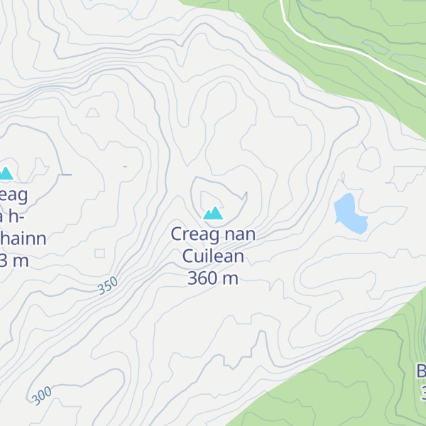 Map of Creag nan Cuilean