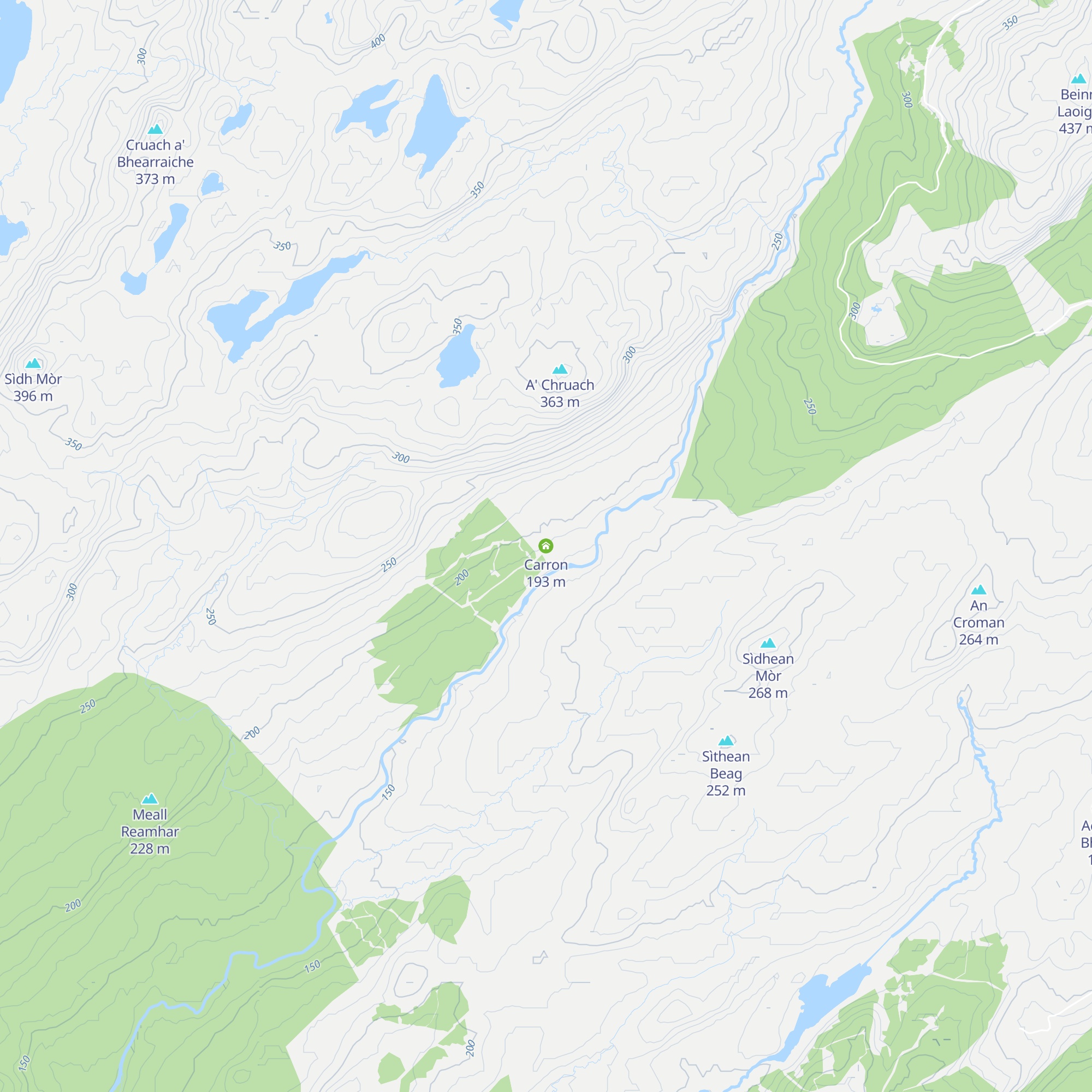 Carron map
