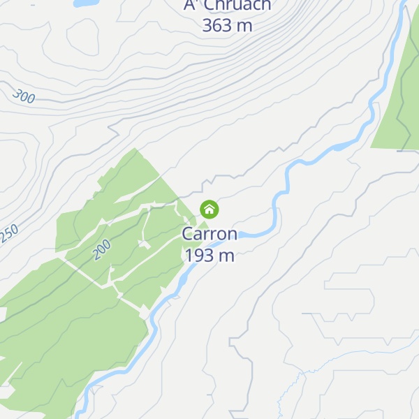 Map of Carron