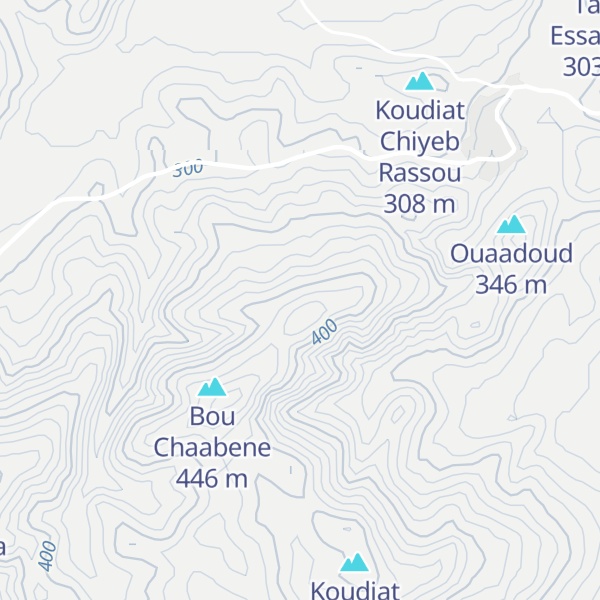 Map of Kaf El Haj Ali