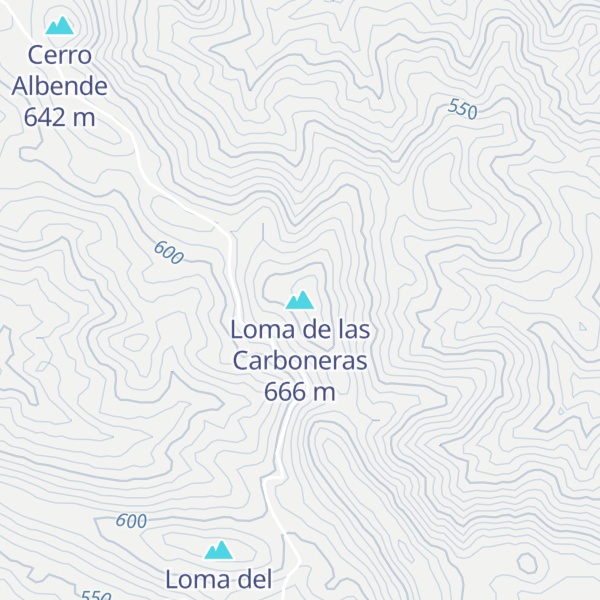 Map of Loma de las Carboneras
