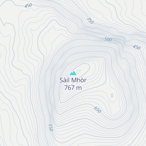 Map of Sàil Mhòr