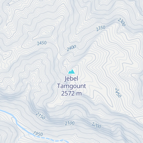 Map of Jebel Tamgount