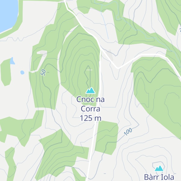 Map of Cnoc na Corra
