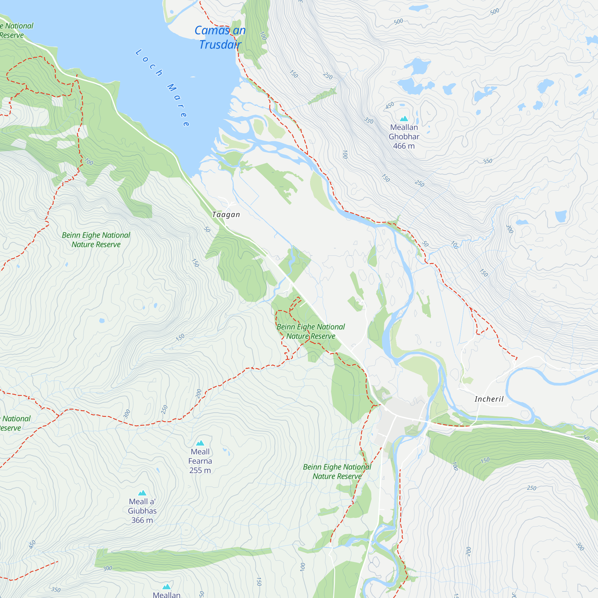 Beinn Eighe Visitor Centre map