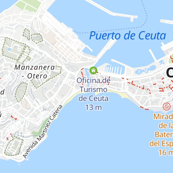 Map of Baluarte de Santa Ana