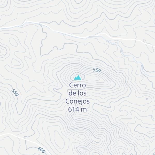 Map of Cerro de los Conejos