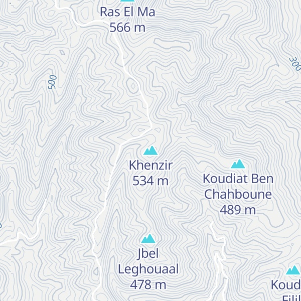 Map of Khenzir