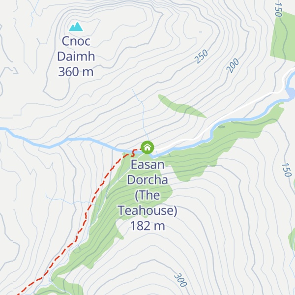 Map of Easan Dorcha (The Teahouse)