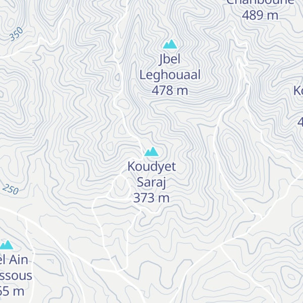 Map of Koudyet Saraj