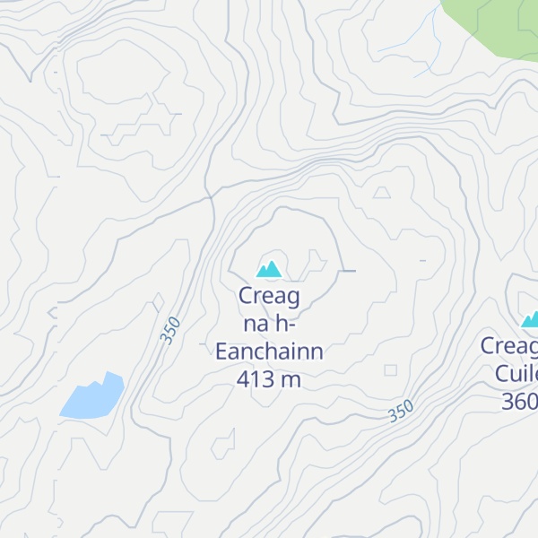 Map of Creag na h-Eanchainn