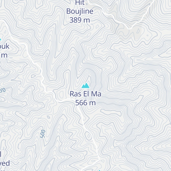Map of Ras El Ma