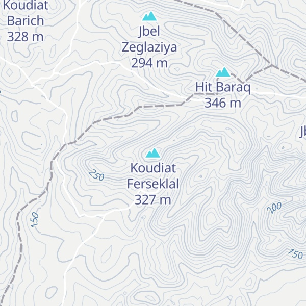 Map of Koudiat Ferseklal