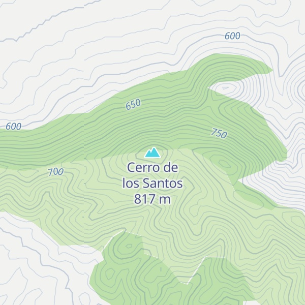 Map of Cerro de los Santos