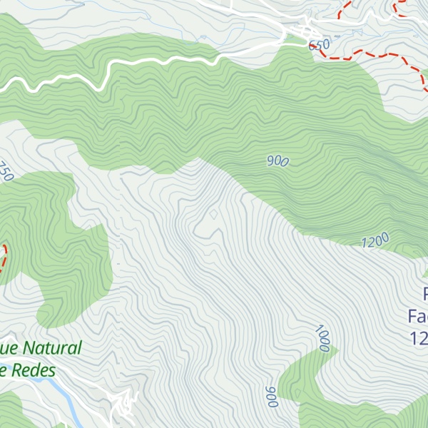Map of Cerro Oquil