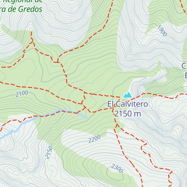 Map of Refugio de Regajo Largo