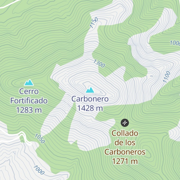 Map of Carbonero