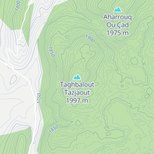 Map of Taghbalout Tazjaout