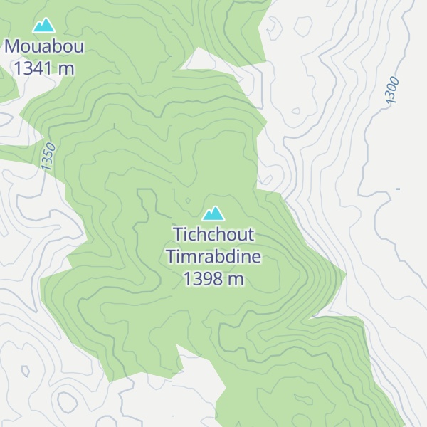 Map of Tichchout Timrabdine