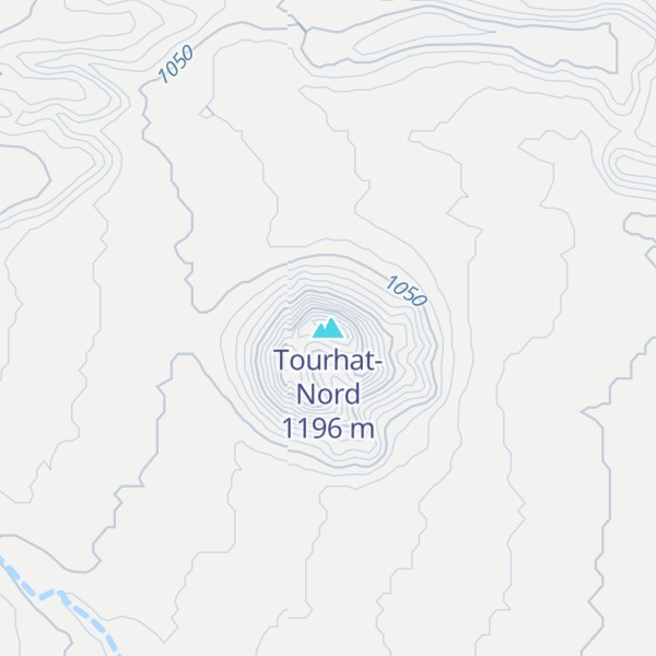 Map of Tourhat-Nord