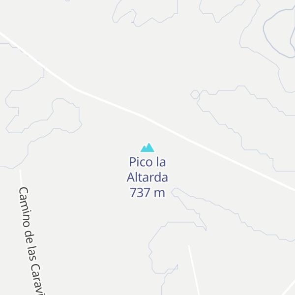 Map of Pico la Altarda