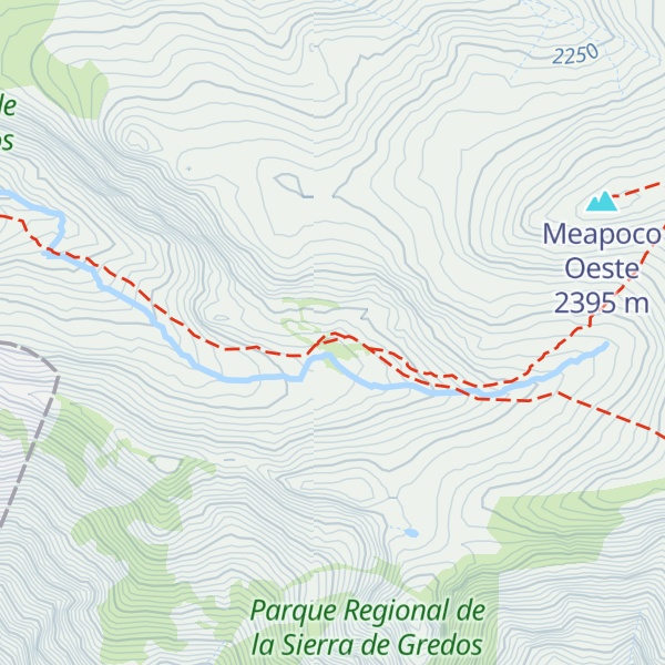 Map of Refugio El Belesar