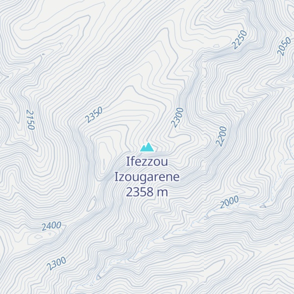 Map of Ifezzou Izougarene