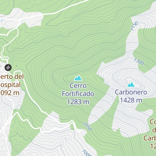 Map of Cerro Fortificado