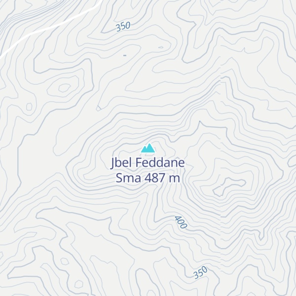 Map of Jbel Feddane Sma
