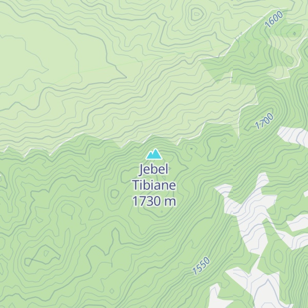 Map of Jebel Tibiane