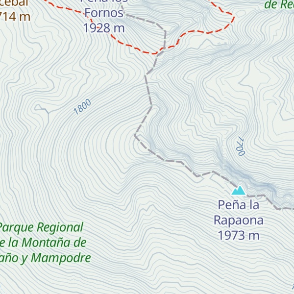 Map of Les Rapaines