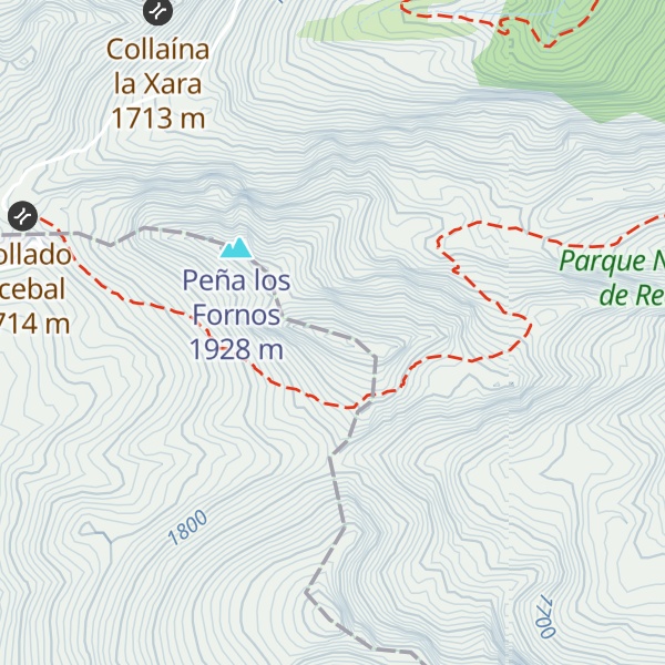 Map of Peña el Viento