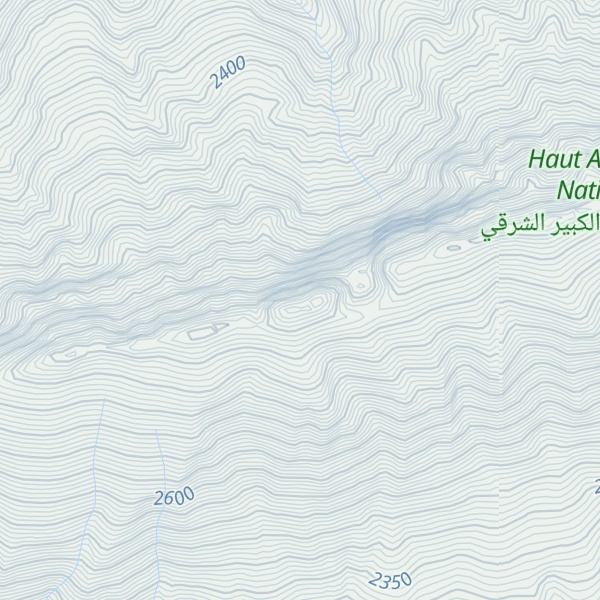 Map of Jbel Ighil Ou Hbbari