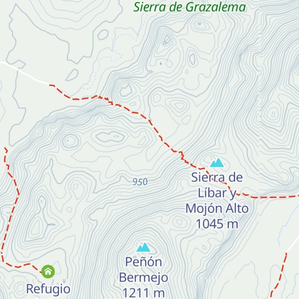 Map of Refugio picolo (refugio Puerto del Correo)