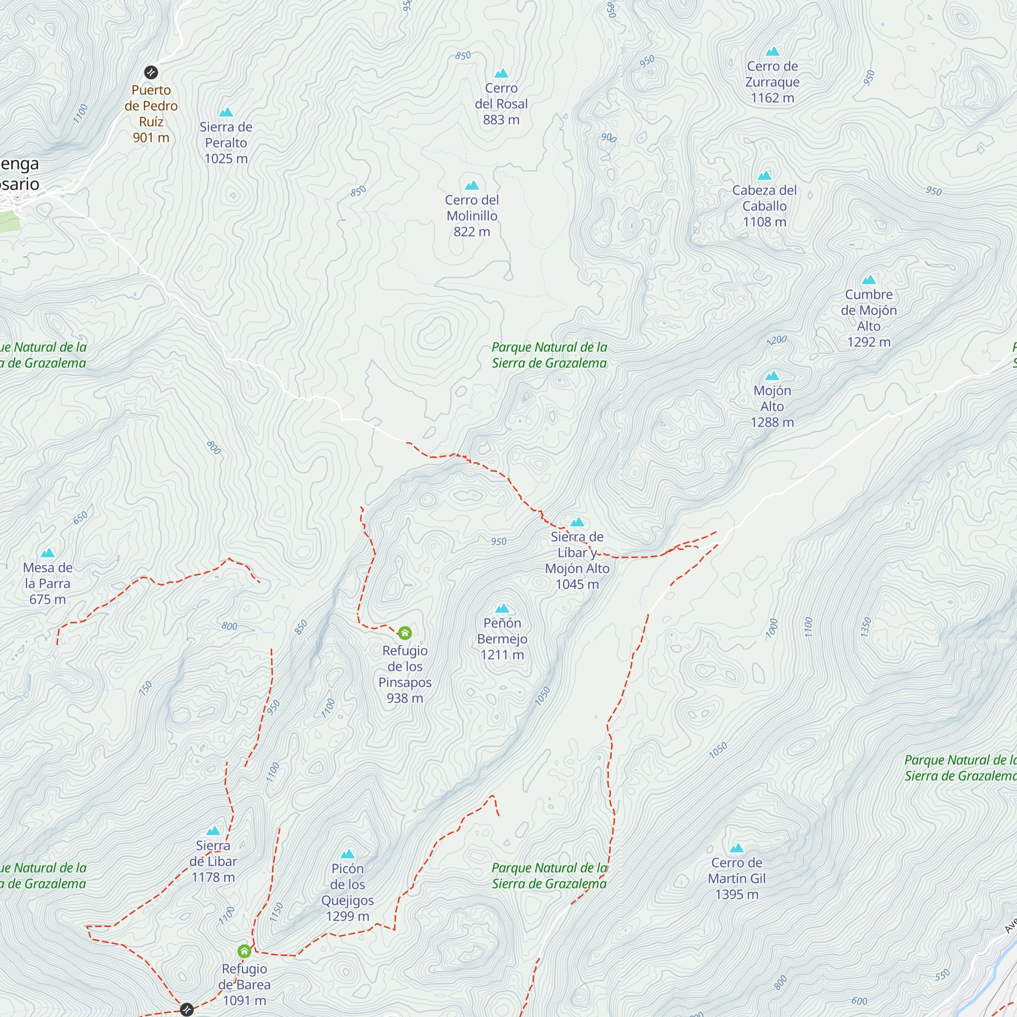 Refugio picolo (refugio Puerto del Correo) map