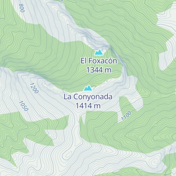 Map of La Conyonada