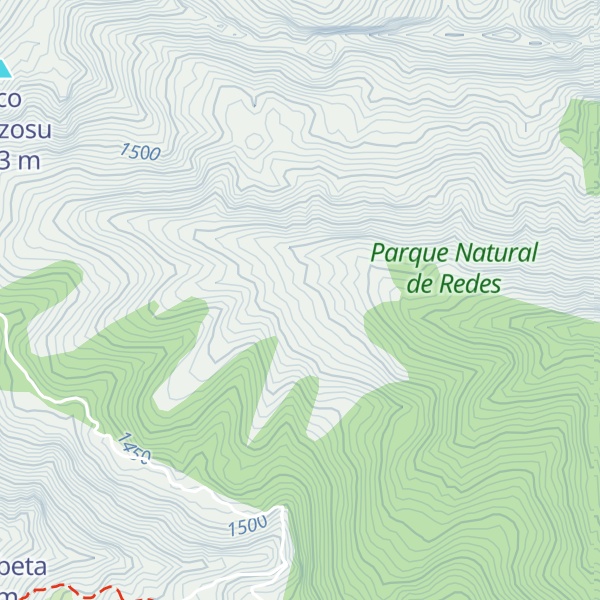 Map of Cabaña Majada la Roza