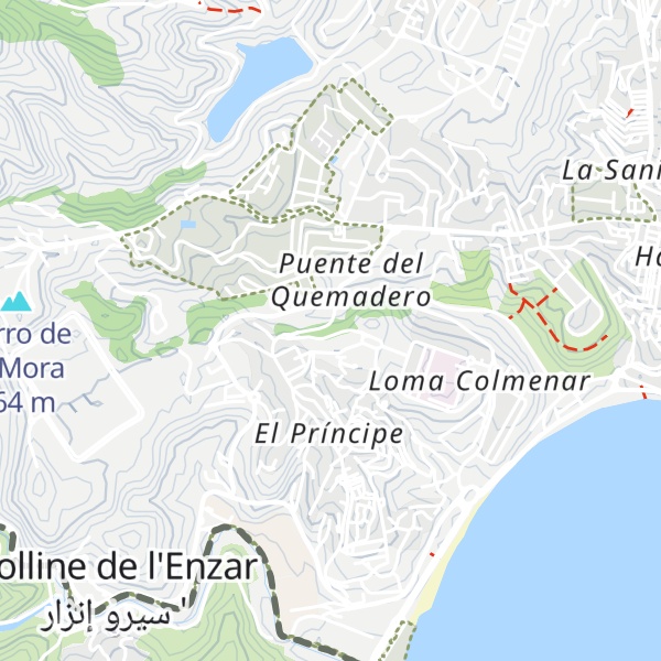 Map of Monte Chico