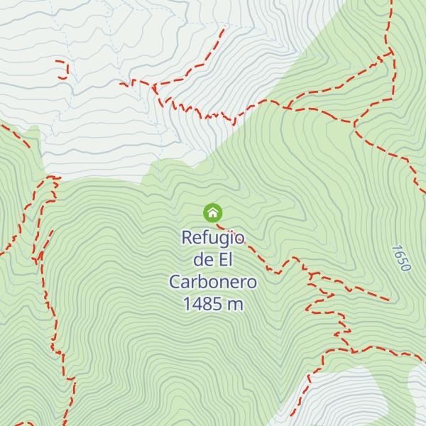 Map of Refugio de El Carbonero