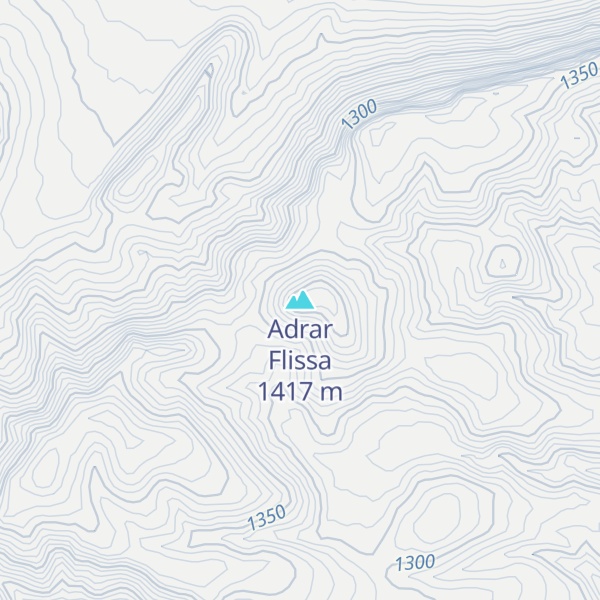 Map of Adrar Flissa