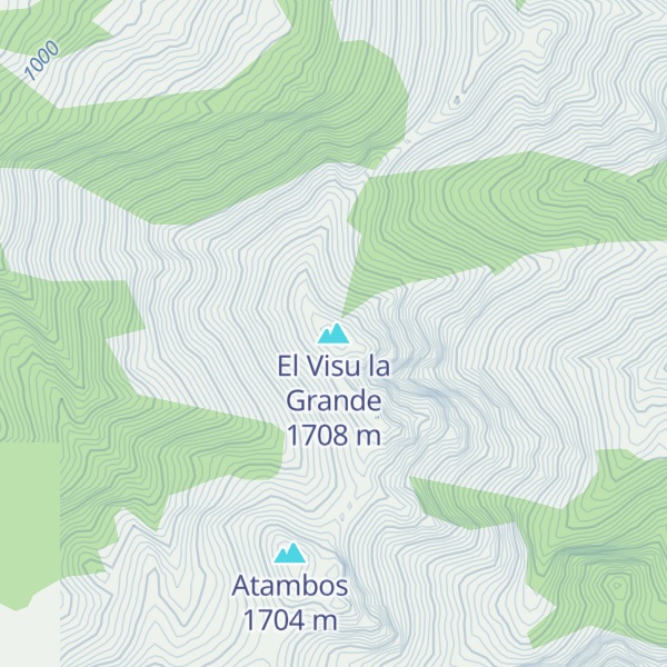 Map of El Visu la Grande