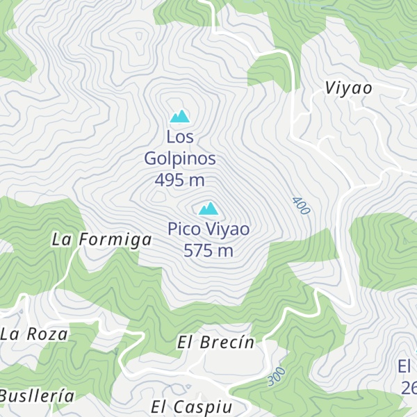 Map of Pico Viyao