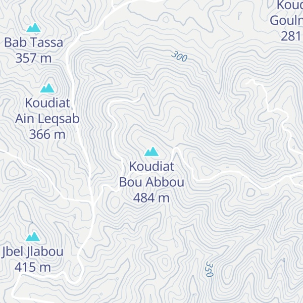 Map of Koudiat Bou Abbou