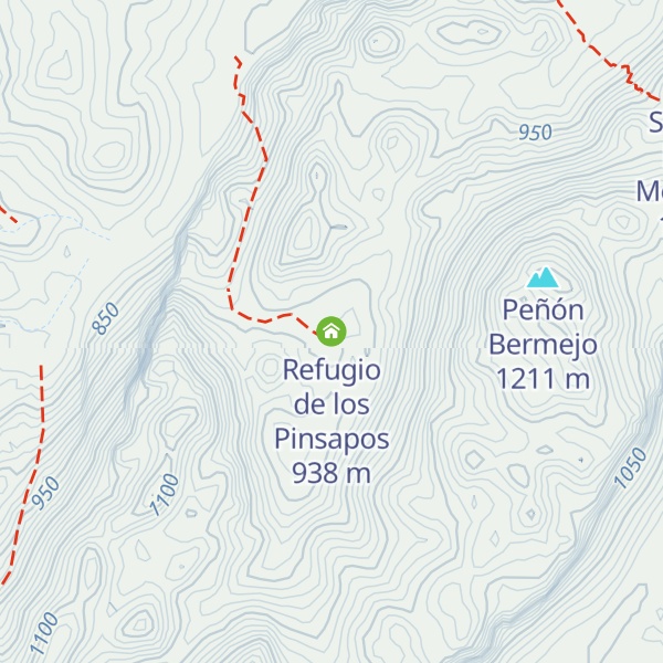 Map of Refugio de los Pinsapos