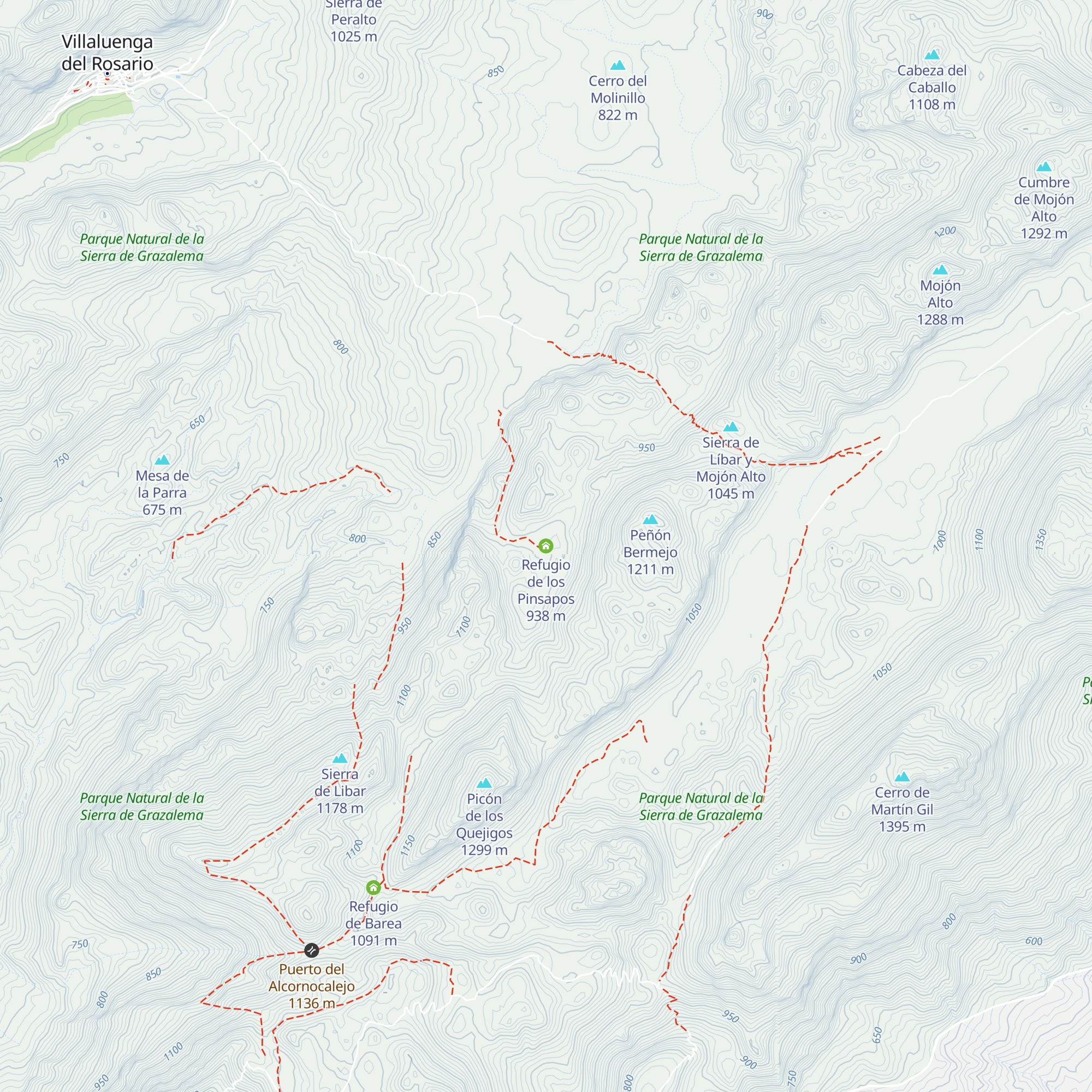 Refugio de los Pinsapos map