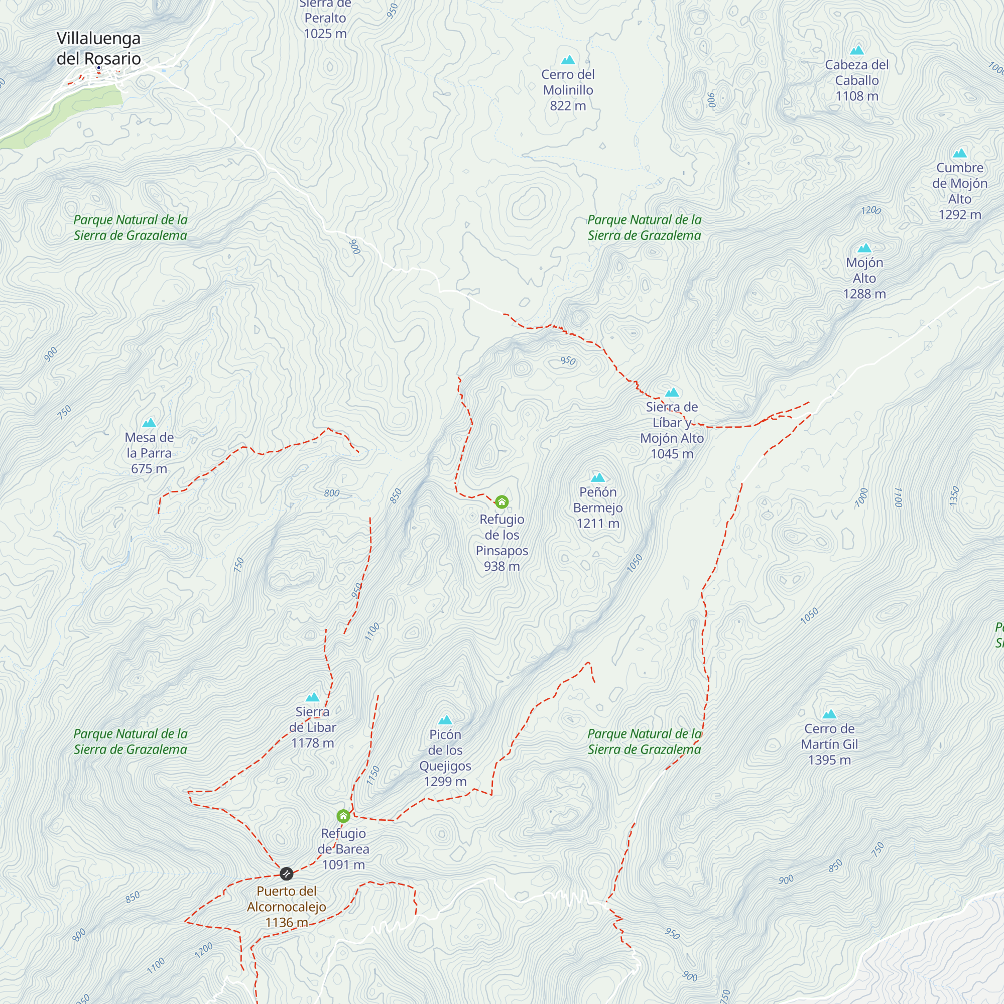 Refugio de los Pinsapos map